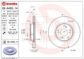 BREMBO 09A45514 - DISCO DE FRENO