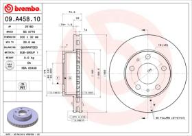 BREMBO 09A45810 - DISCO DE FRENO