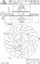BREMBO 09A50621 - DISCO DE FRENO