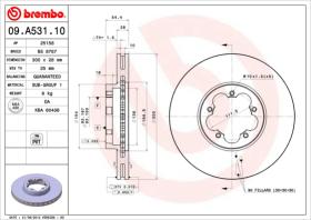 BREMBO 09A53110 - DISCO DE FRENO