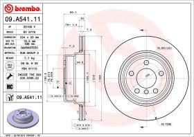 BREMBO 09A54111 - DISCO DE FRENO