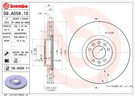 BREMBO 09A55810 - DISCO DE FRENO