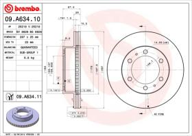 BREMBO 09A63410 - DISCO DE FRENO