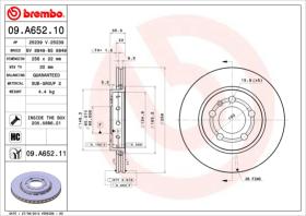 BREMBO 09A65211 - DISCO DE FRENO