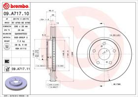 BREMBO 09A71710 - DISCO DE FRENO