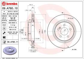 BREMBO 09A76011 - DISCO DE FRENO