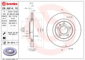 BREMBO 09A81411 - DISCO DE FRENO