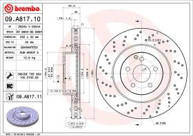BREMBO 09A81711 - DISCO DE FRENO