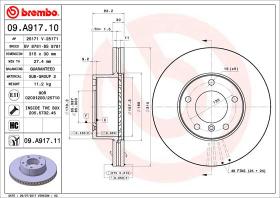 BREMBO 09A91710 - DISCO DE FRENO