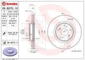 BREMBO 09B27010 - DISCO DE FRENO