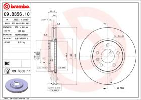 BREMBO 09B35611 - DISCO DE FRENO