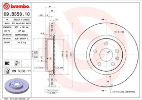 BREMBO 09B35810 - DISCO DE FRENO