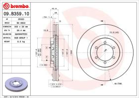 BREMBO 09B35910 - DISCO DE FRENO
