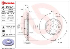 BREMBO 09B43641 - DISCO DE FRENO