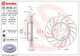 BREMBO 09B43651 - DISCO DE FRENO