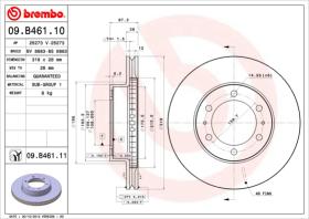 BREMBO 09B46111 - DISCO DE FRENO