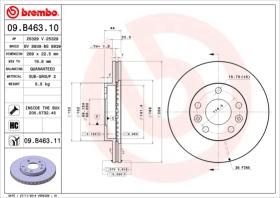 BREMBO 09B46310 - DISCO DE FRENO