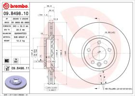 BREMBO 09B49810 - DISCO DE FRENO