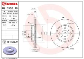 BREMBO 09B50810 - DISCO DE FRENO