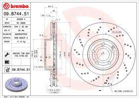 BREMBO 09B74451 - DISCO DE FRENO