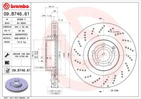 BREMBO 09B74661 - DISCO DE FRENO
