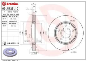 BREMBO 09N12510 - DISCO DE FRENO