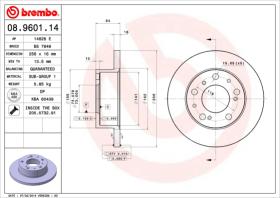 BREMBO 08960114 - DISCO DE FRENO