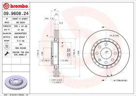 BREMBO 09960824 - DISCO DE FRENO