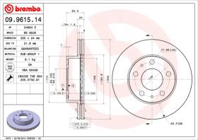 BREMBO 09961514 - DISCO DE FRENO