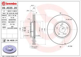BREMBO 09A53520 - DISCO DE FRENO
