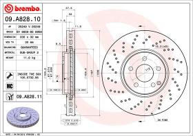 BREMBO 09A82810 - DISCO DE FRENO