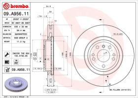 BREMBO 09A95611 - DISCO DE FRENO