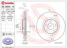 BREMBO 09B35410 - DISCO DE FRENO