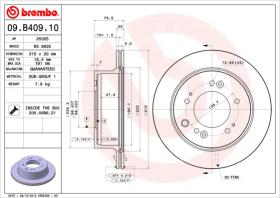 BREMBO 09B40910 - DISCO DE FRENO