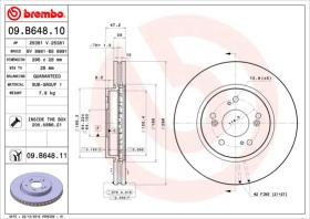 BREMBO 09B64810 - DISCO DE FRENO