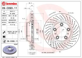 BREMBO 09C09311 - DISCO DE FRENO