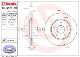 BREMBO 09N12411 - DISCO DE FRENO