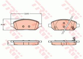 TRW GDB2135 - PASTILLAS DE FRENO