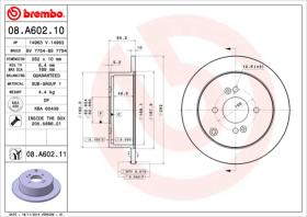 BREMBO 08A60211 - DISCO DE FRENO
