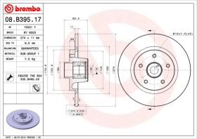 BREMBO 08B39517 - DISCO DE FRENO