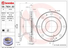 BREMBO 09780460 - DISCOS