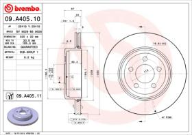 BREMBO 09A40510 - DISCO DE FRENO
