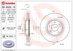 BREMBO 09A53211 - DISCO DE FRENO