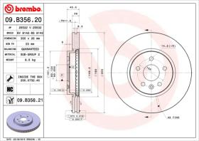 BREMBO 09B35620 - DISCO DE FRENO