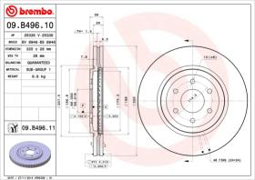BREMBO 09B49611 - DISCO DE FRENO