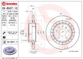 BREMBO 09B50710 - DISCO DE FRENO