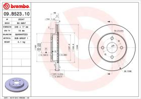BREMBO 09B52310 - DISCO DE FRENO