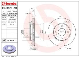 BREMBO 09B52611 - DISCO DE FRENO