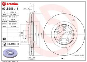 BREMBO 09B55611 - DISCO DE FRENO