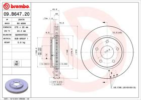 BREMBO 09B64720 - DISCO DE FRENO